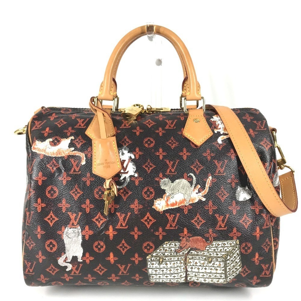 LOUIS VUITTON M44401 Monogram Catgram Cat Speedy Bandoulière 30NM 2-Way Bag S...